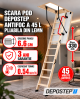 Scara pod antifoc DEPOSTEP A 45 L rezistenta la foc 45 minute, 330H