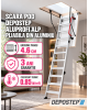 Scara pod DEPOSTEP ALUPROFI ALP pliabila din aluminiu