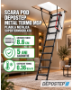 Scara pod DEPOSTEP METAL TERMO MSP pliabila metalica supertermoizolata NEW MODEL