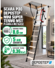 Scara pod DEPOSTEP MINI SUPER TERMO MST H max 265 cm