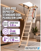 Scara pod DEPOSTEP STANDARD DSK pliabila din lemn
