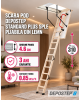 Scara pod DEPOSTEP STANDARD PLUS SPLE pliabila din lemn H max 310 cm