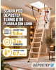 Scara pod DEPOSTEP TERMO DTM pliabila din lemn