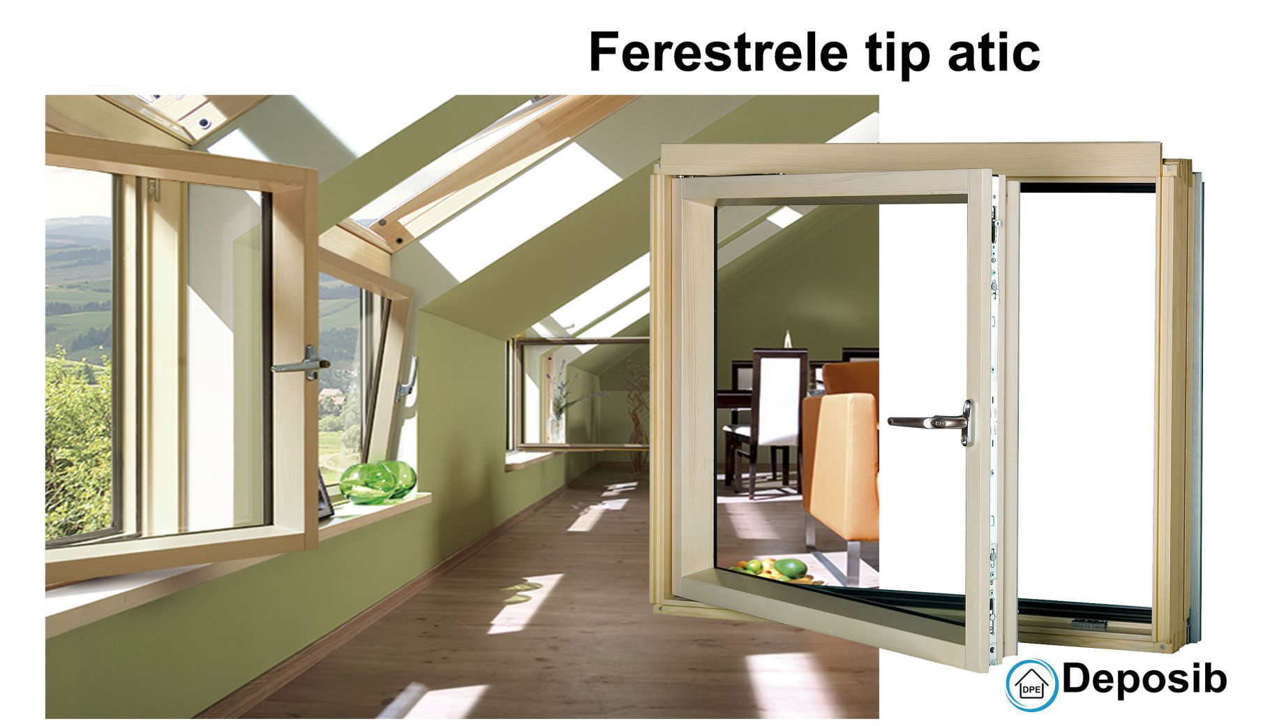 Ferestrele tip atic 