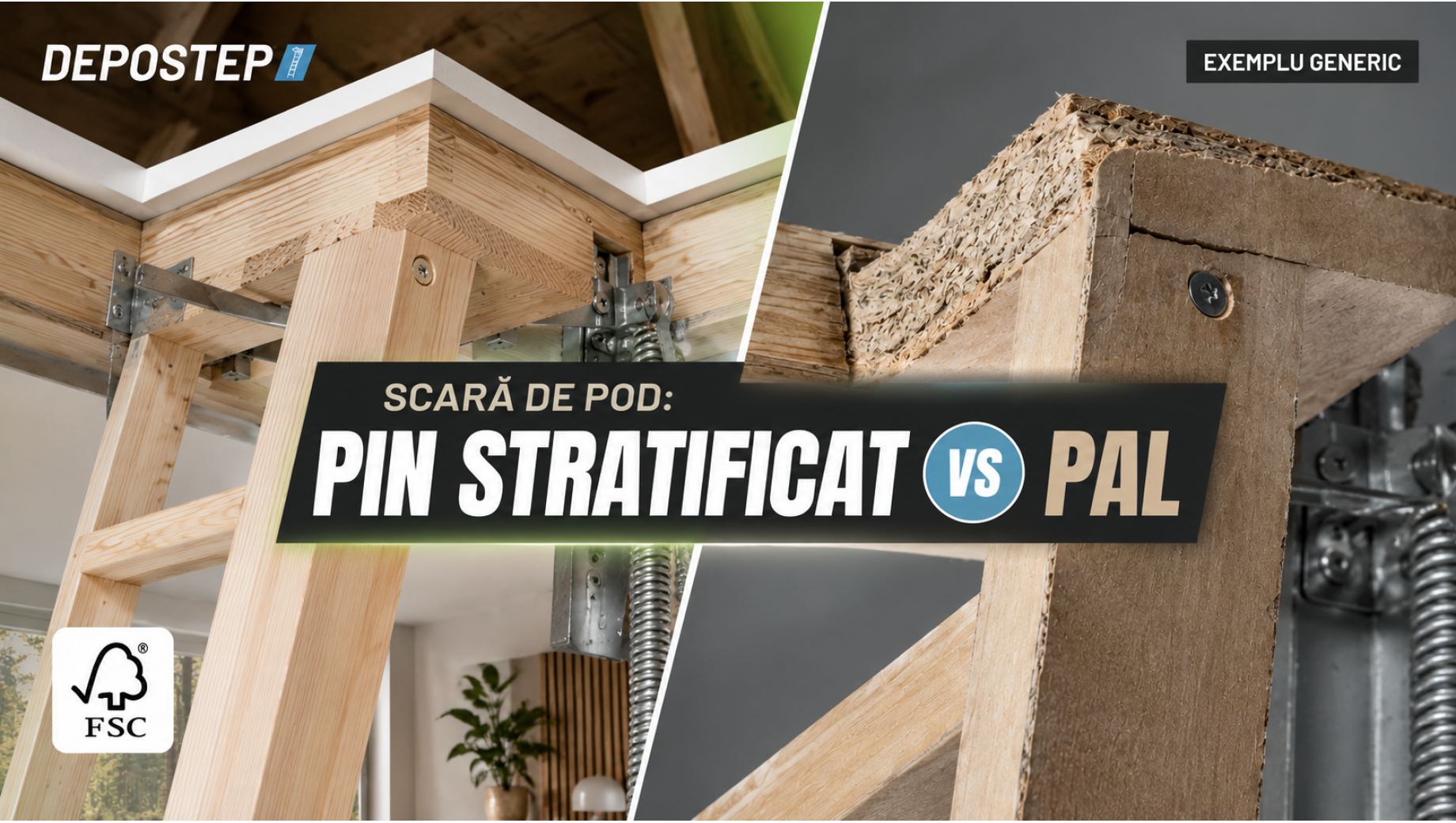 Cât de mult contează materialul din care este fabricată scara de pod?
