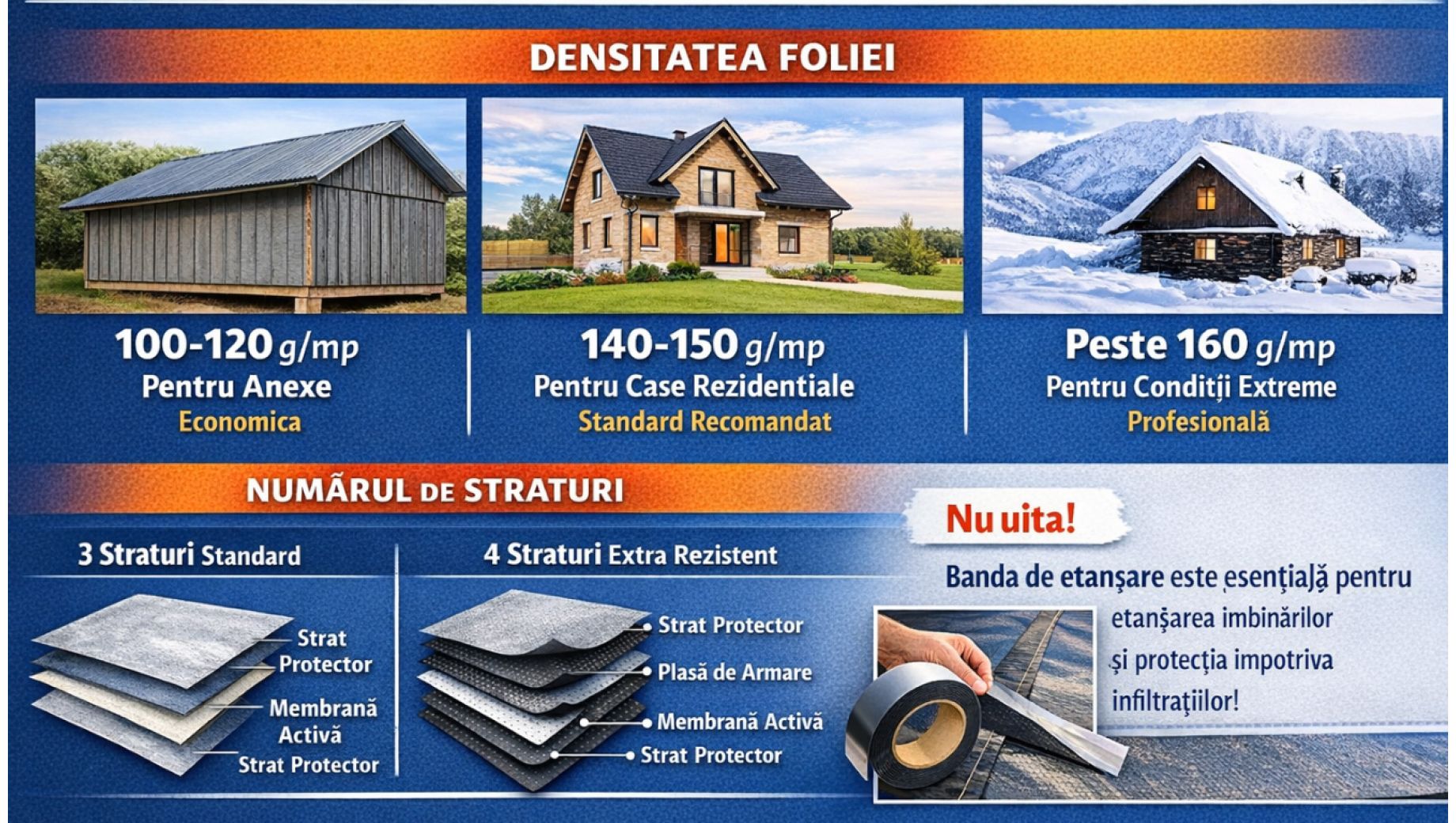 Folie anticondens: rol, montaj si greseli de evitat.