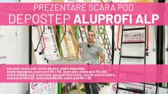 Scara mansarda DEPOSTEP ALUPROFI ALP – aluminiu usor, izolatie termica 0.85W/m²K, garantie 3 ani | PREZENTARE PRODUS