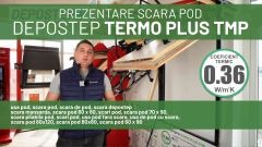 Scara mansarda DEPOSTEP TERMO PLUS TMP – 0.36W/m²K, sistem ZERO GRAVITY, garantie 5 ani | PREZENTARE PRODUS