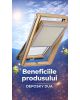 Rulou interior opac DEPOSKY DUA compatibil cu Dakea, Velux, Fakro, Optilight, Baudeman