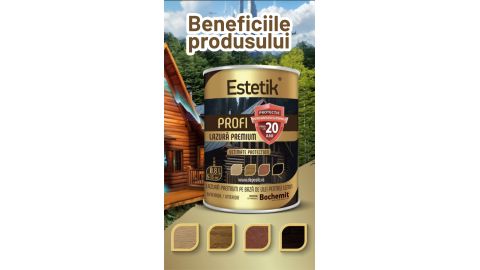 Cea mai buna lazura lemn Estetik Profi – Protectie durabila si finisaj premium