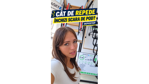 Cât de repede închizi o scară de pod DEPOSTEP?