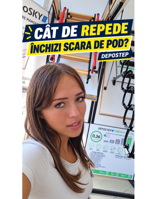 Scara pod DEPOSTEP SUPER TERMO STP lemn supertermoizolata
