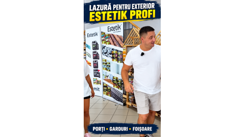 Lazură Estetik Profi pentru porți, garduri și foișoare din lemn