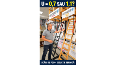 Scară de pod: coeficient termic U 0,7 sau 1,1 W/m²K?