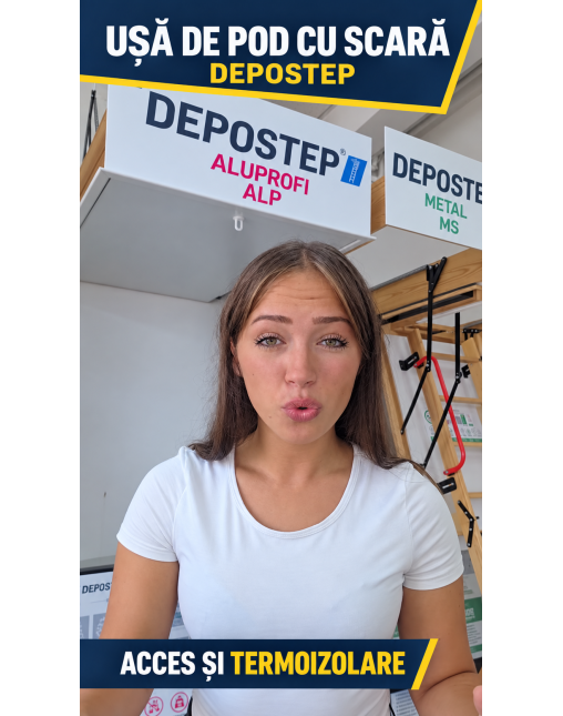 Scara pod DEPOSTEP ALUPROFI ALP pliabila din aluminiu