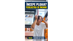 Fereastră VELUX cu senzor de ploaie – închidere automată