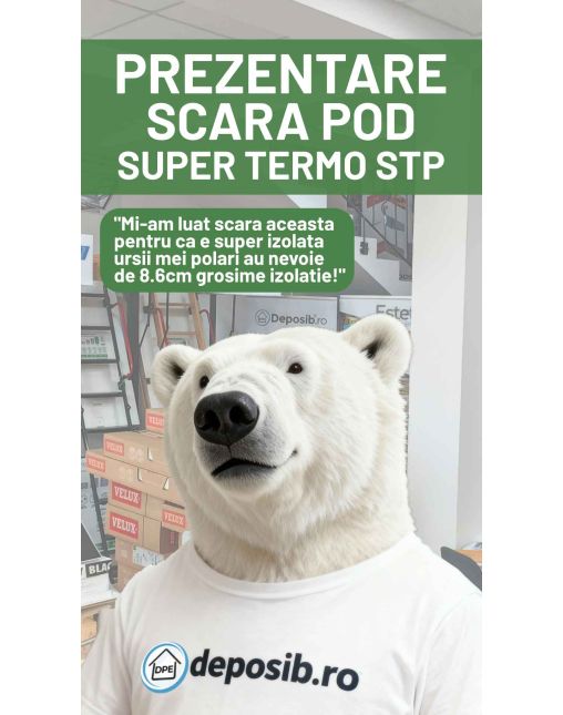 Scara pod DEPOSTEP SUPER TERMO STP lemn supertermoizolata