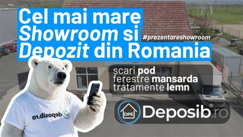 Prezentare Showroom Ferestre Mansarda, Scari Pod si Tratamente lemn