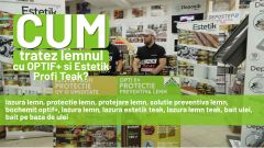 Cum tratez lemnul cu Bochemit OPTIF+ si lazura lemn Estetik Profi Teak?