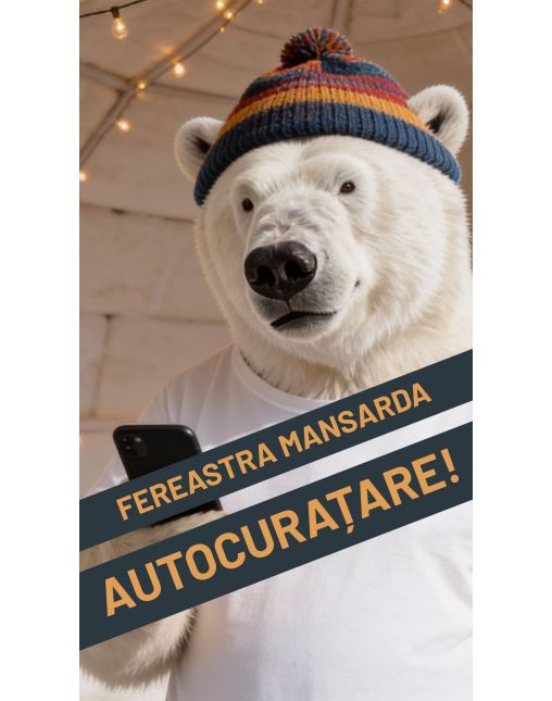 Fereastra mansarda DEPOSKY POLAR PVC, 4 sticle, maner jos