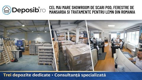 Cel mai mare depozit de scari pod din Romania. Descopera solutiile DEPOSTEP pentru acces la pod