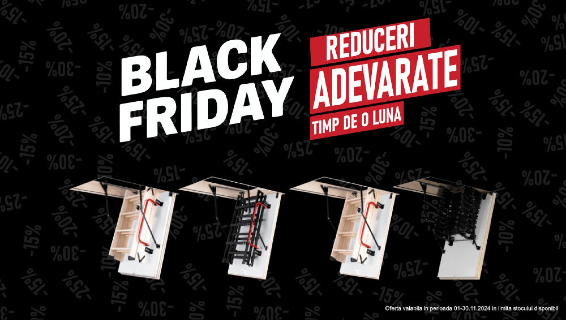 Reduceri de Black Friday la scări de pod!