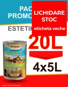 PACHET PROMO BOCHEMIT ESTETIK CLASIC 4x5L=20L - 120-320 mp