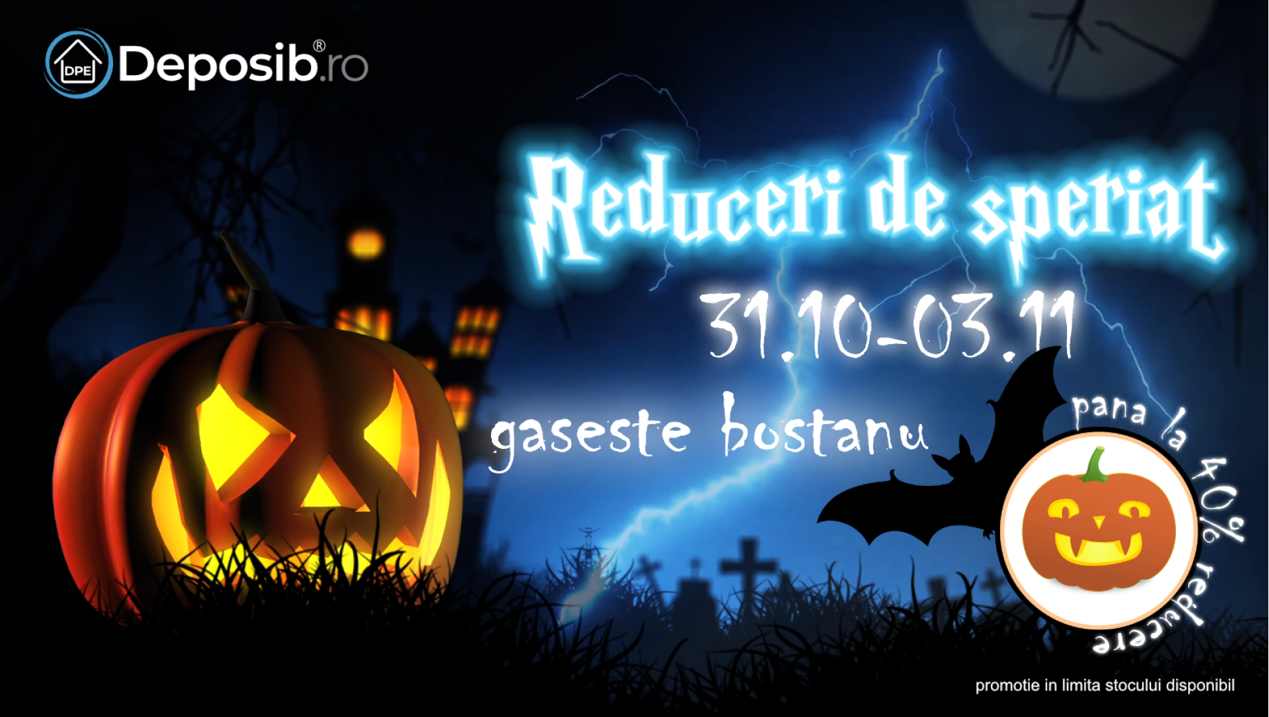 Promoții de Halloween – Reduceri de Te Sperii! 