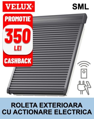 Roleta exterioara electrica VELUX SML, pentru fereastra mansarda