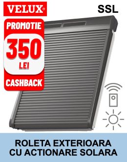 Roleta exterioara solara VELUX SSL, pentru fereastra mansarda