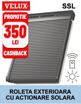 Roleta exterioara solara VELUX SSL, pentru fereastra mansarda