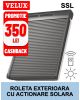Roleta exterioara solara VELUX SSL, pentru fereastra mansarda