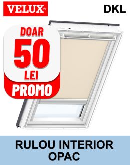PROMO - Rulou interior opac VELUX DKL 1085 bej la doar 50 lei