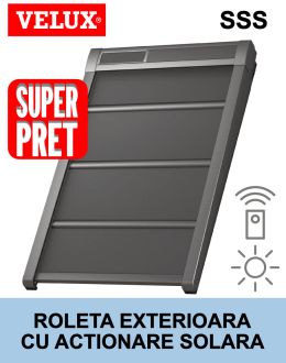 SUPER PRET - Roleta exterioara solara opaca VELUX SSS MK08 78x140