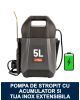 Pompa de stropit / Vermorel electric 5L cu acumulator, tija extensibila din inox