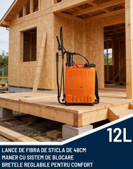 Pompa de stropit / Vermorel manual 12L, tija din fibra de sticla