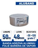 Banda autoadeziva din aluminiu folie bariera de vapori ALUBAND