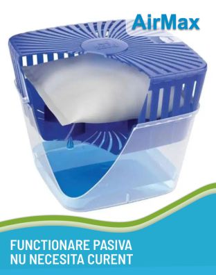Absorbant umiditate Bison Air Max 480g, reduce condensul si mirosul de mucegai