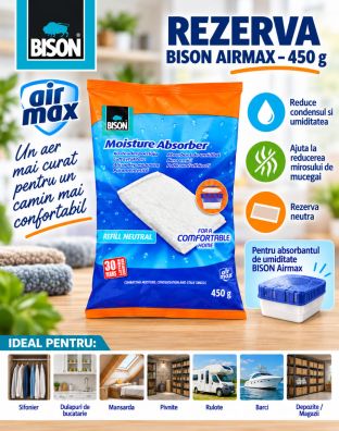 Rezerva absorbant umiditate Bison AirMax neutral