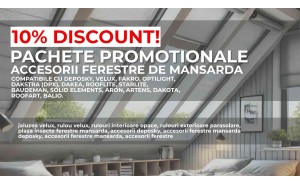 10% REDUCERE: Pachete Accesorii Ferestre Mansarda DEPOSKY