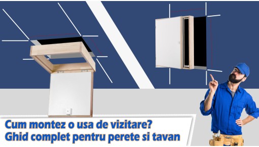 Cum montez o usa de vizitare? Ghid complet pentru perete si tavan