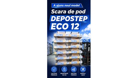 Scara pod DEPOSTEP ECO 12 | Nou model la Deposib