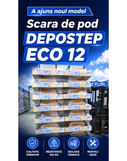 Scara pod DEPOSTEP ECO 12 pliabila din lemn