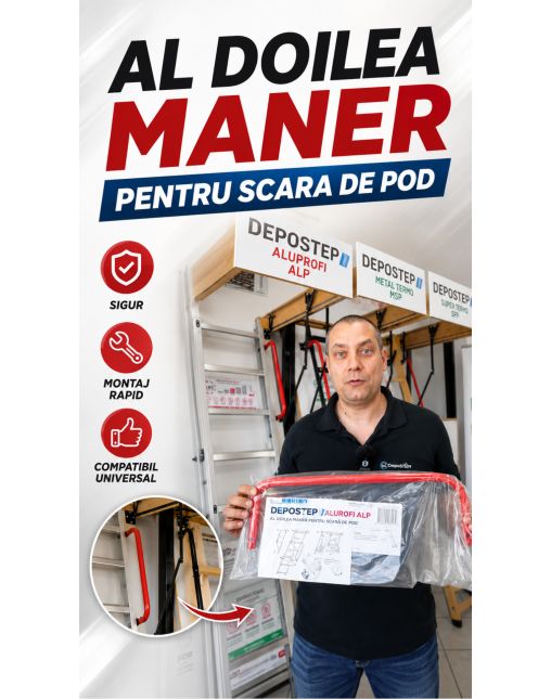 DEPOSTEP DSS P 56CM - Maner de sustinere suplimentar scara pod