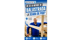 Balustrada scara pod DEPOSTEP DSS-B | Siguranta la urcare si protectie in pod