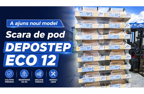 A ajuns noul model de scara de pod DEPOSTEP ECO 12
