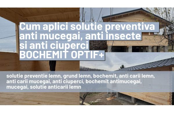 Grund lemn profesional – cum se aplica corect Bochemit Opti F+ in 5 pasi simpli