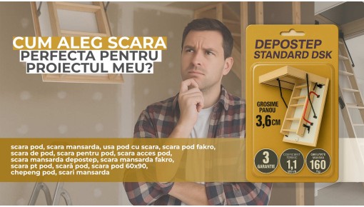 Atâtea tipuri de scări! Cum alegi scara perfectă pentru proiectul tău?