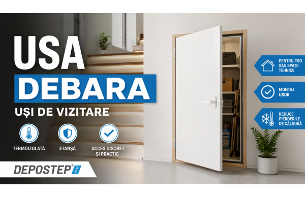 Usa debara – soluția practică pentru acces rapid în spații de depozitare, pod sau zone tehnice