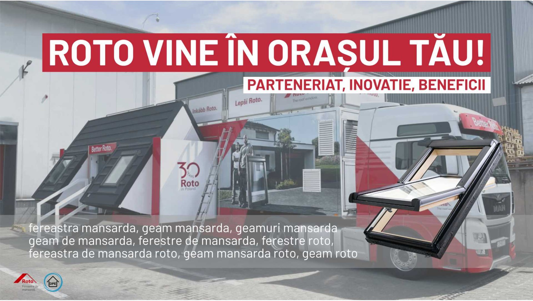Caravana ROTO Mobil - Prima fereastra mansarda cu functia de incalzire Caravana ROTO Mobil - Prima fereastra mansarda cu functia de incalzire